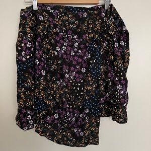 ASOS Curve Floral Wrap Skirt